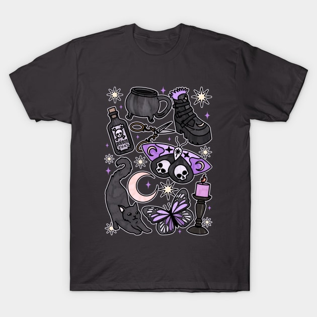 Dark Witch T-Shirt by chiaraLBart